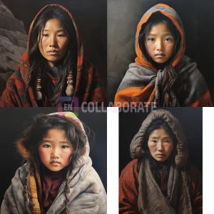 A traditional Tibetan chuba
