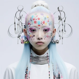 Futuristic fashion style